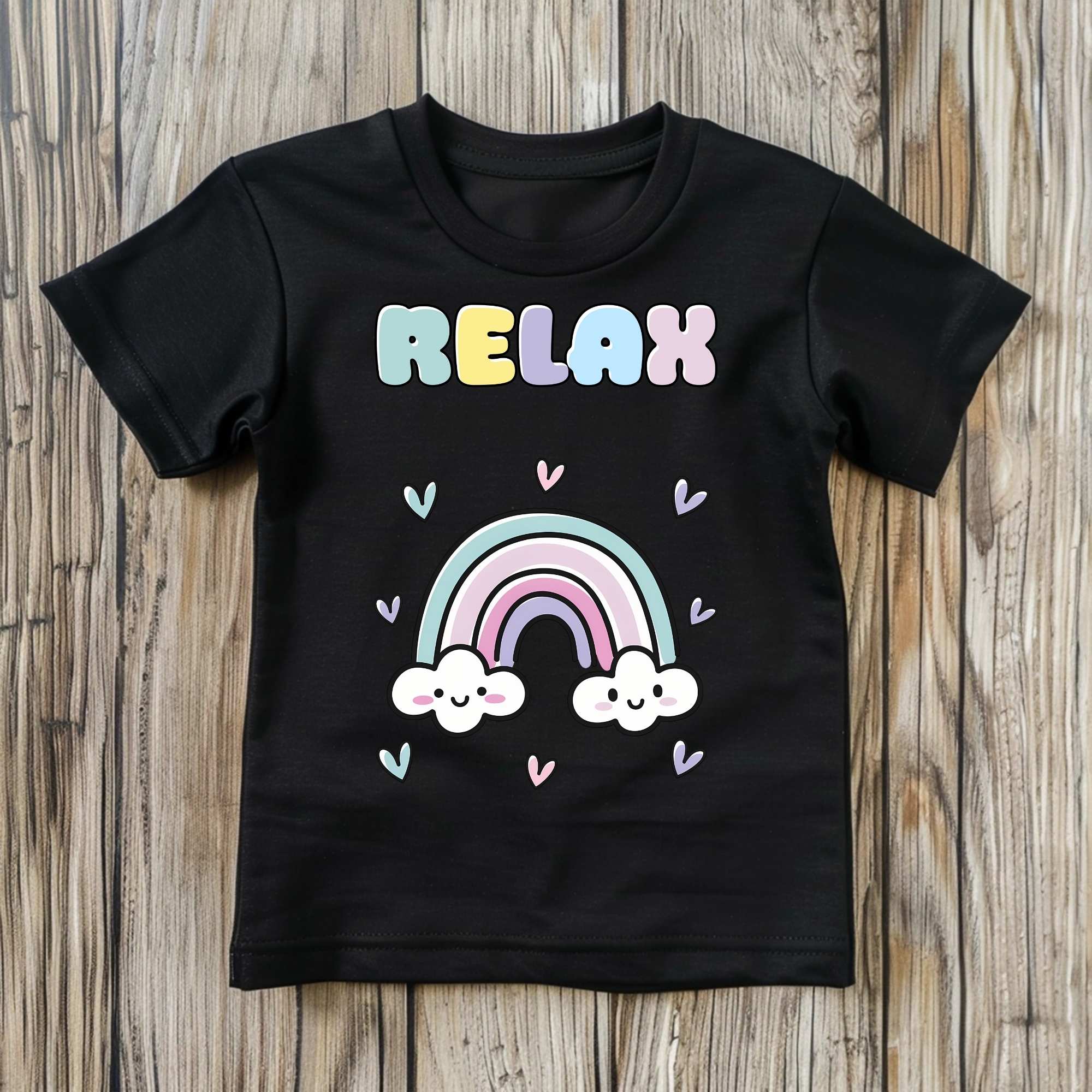 Relax Motivational Girls’ T-Shirts