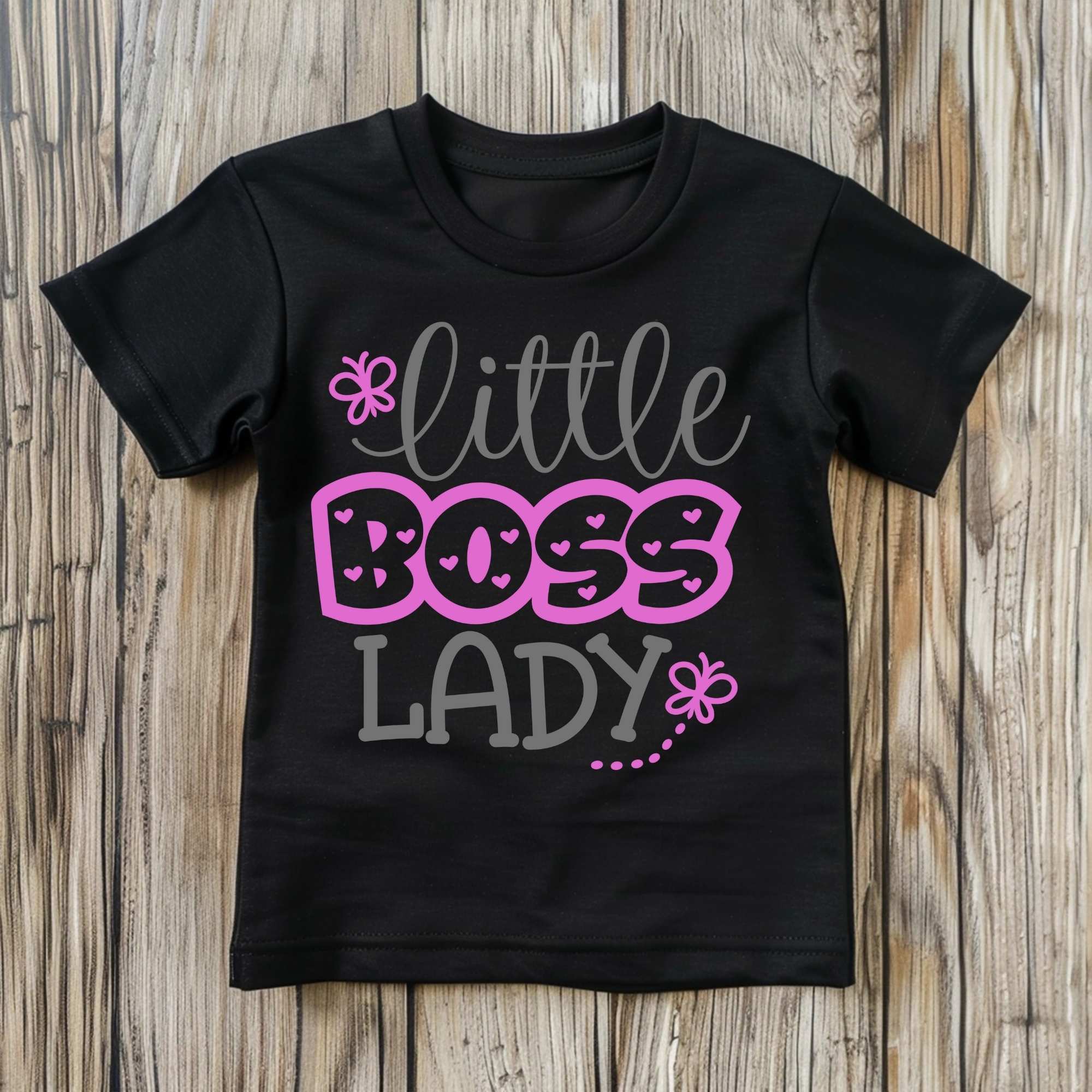 Little Boss Lady Motivational Girls’ T-Shirts