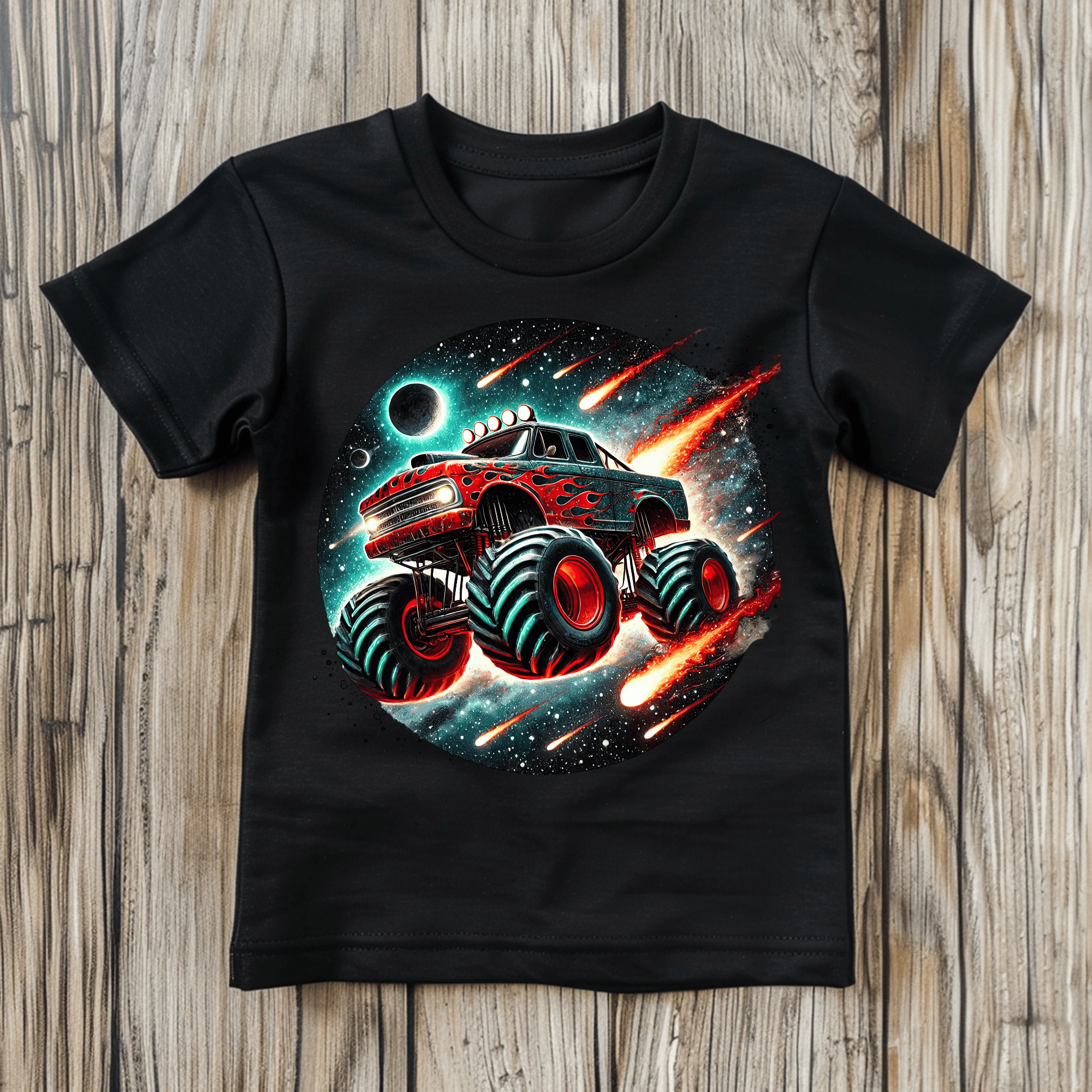Comet Monster Truck Kids’ T-Shirts
