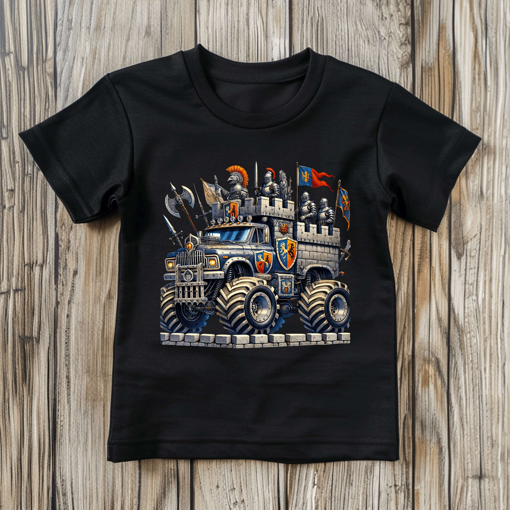 Medieval Monster Truck Kids’ T-Shirts