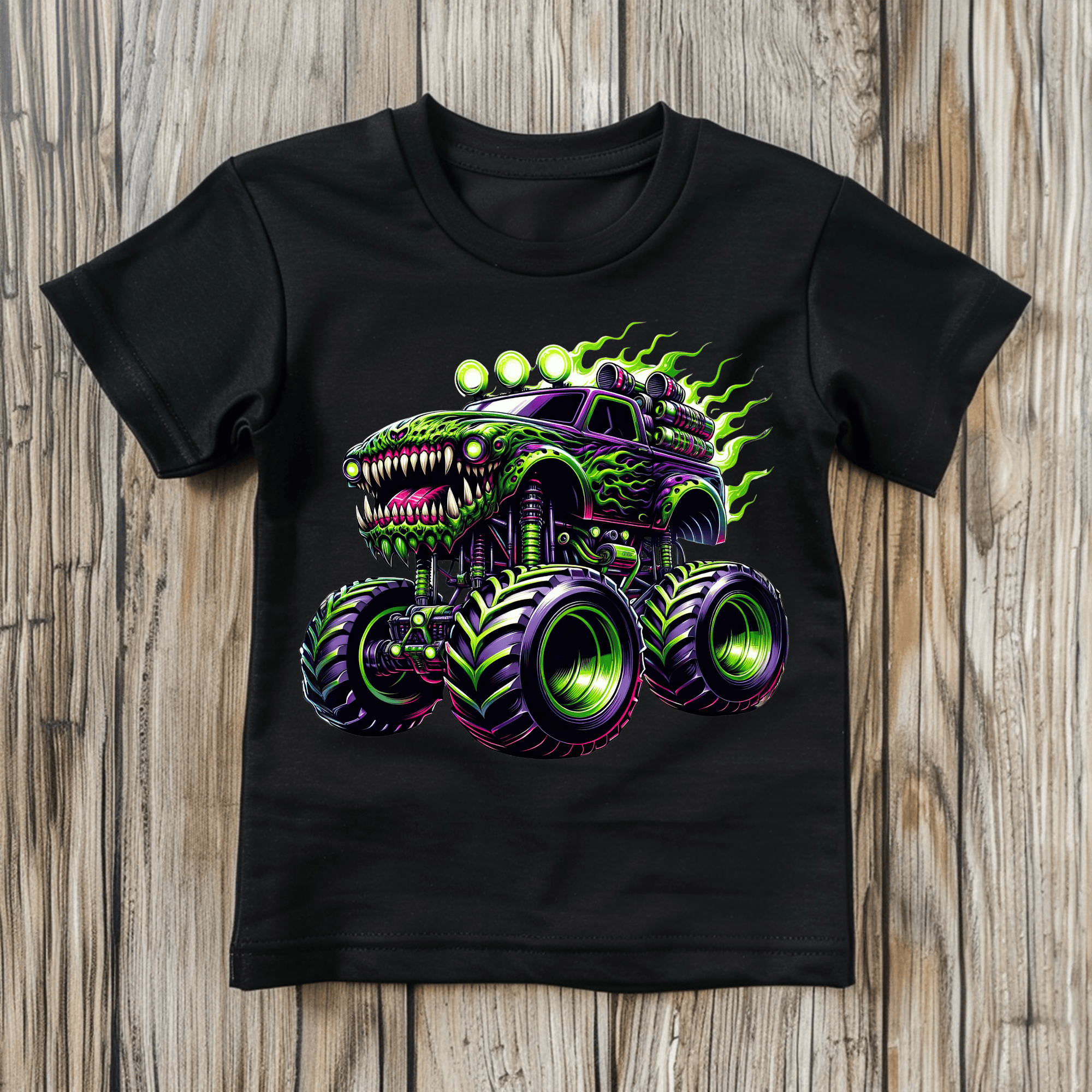 Monster Monster Truck Kids’ T-Shirts