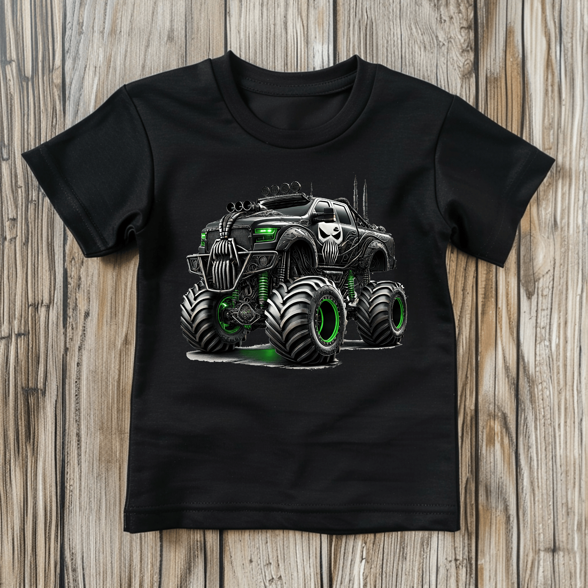 Punisher Monster Truck Kids’ T-Shirts
