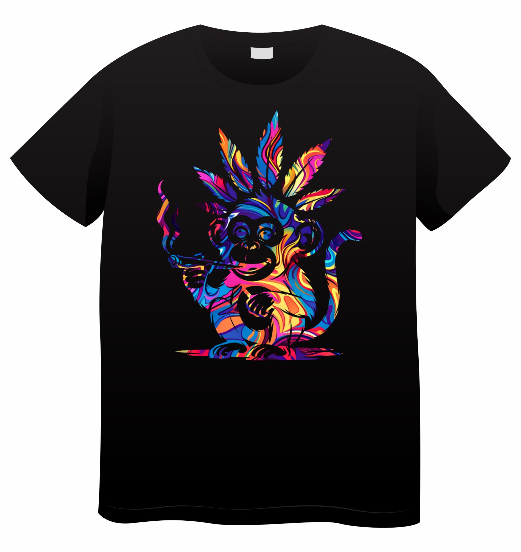 Pscyhadelic Smokin' Gorilla Adult T-Shirt