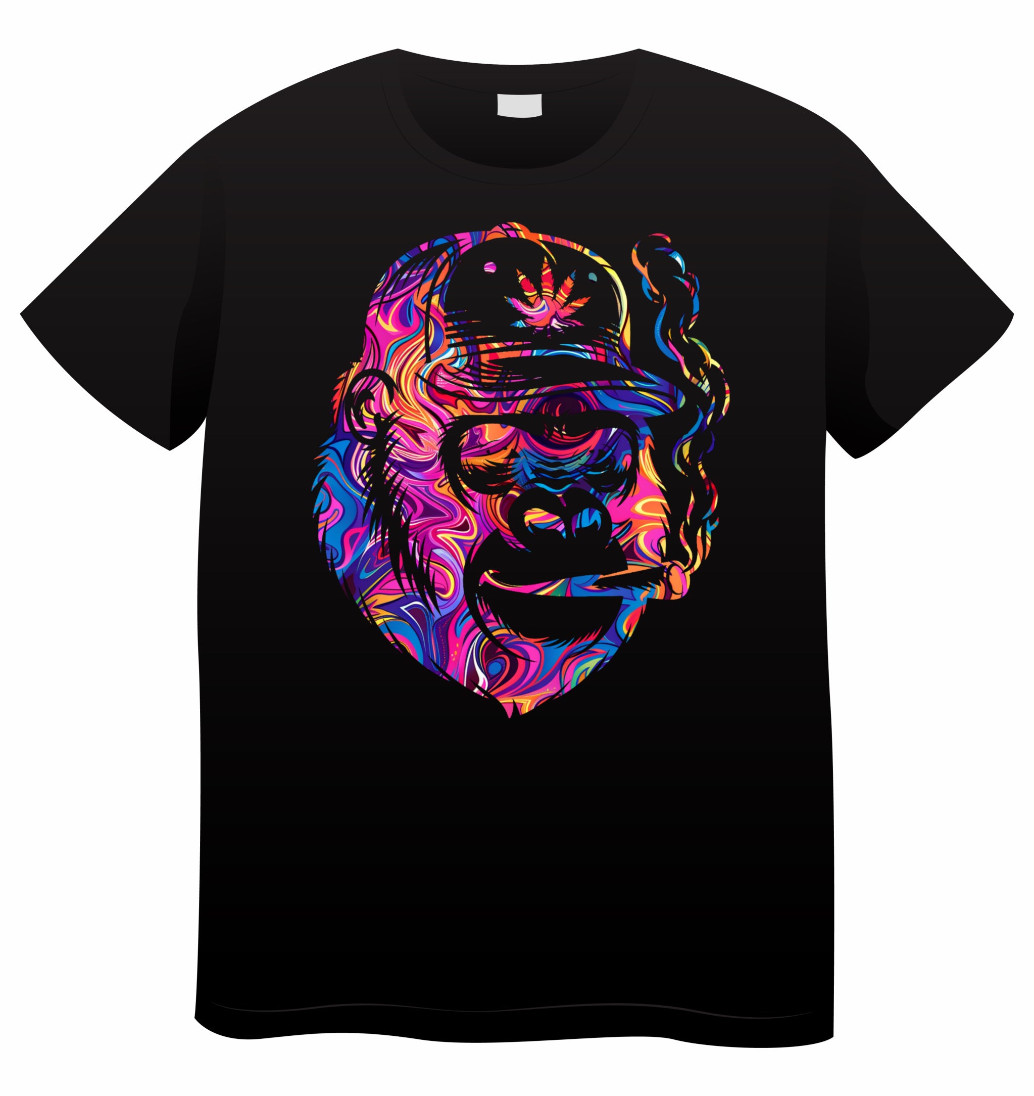 Pscyhadelic Smokin' Gorilla Adult T-Shirt