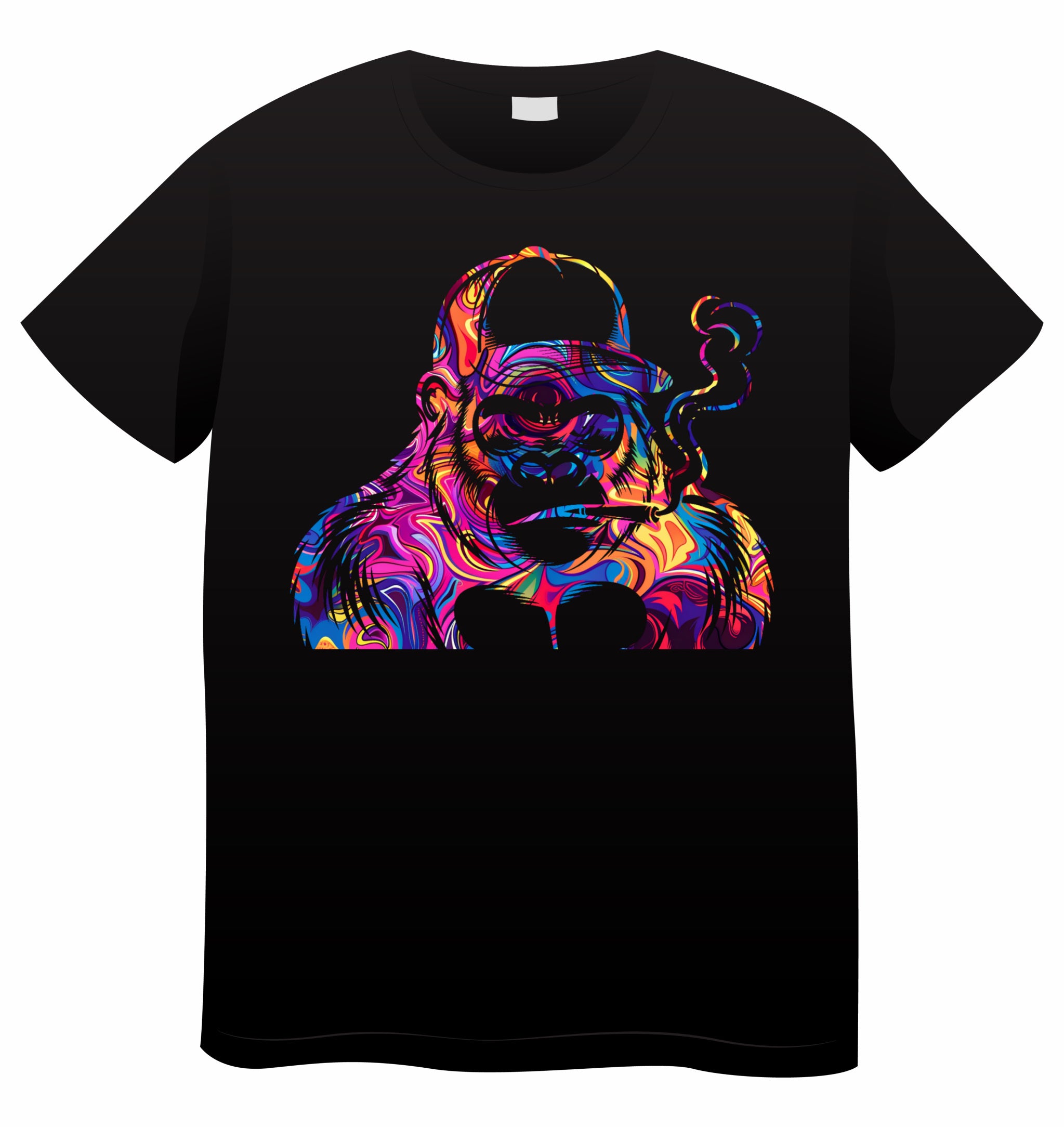 Pscyhadelic Smokin' Gorilla Adult T-Shirt