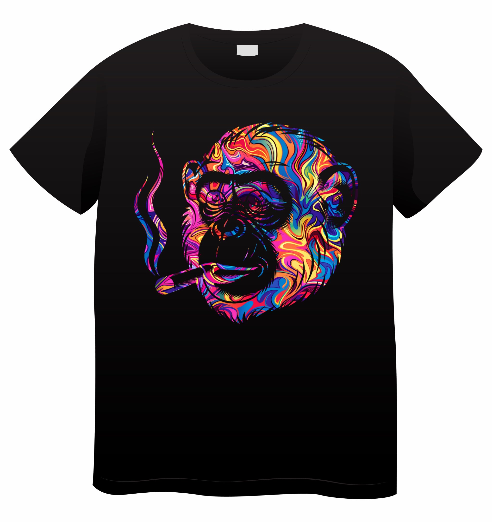 Pscyhadelic Smokin' Gorilla Adult T-Shirt