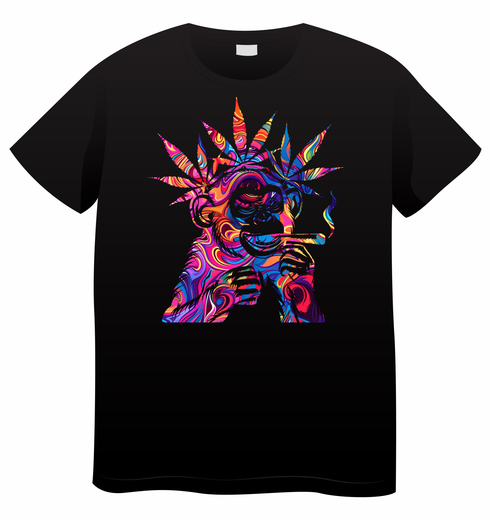 Pscyhadelic Smokin' Gorilla Adult T-Shirt