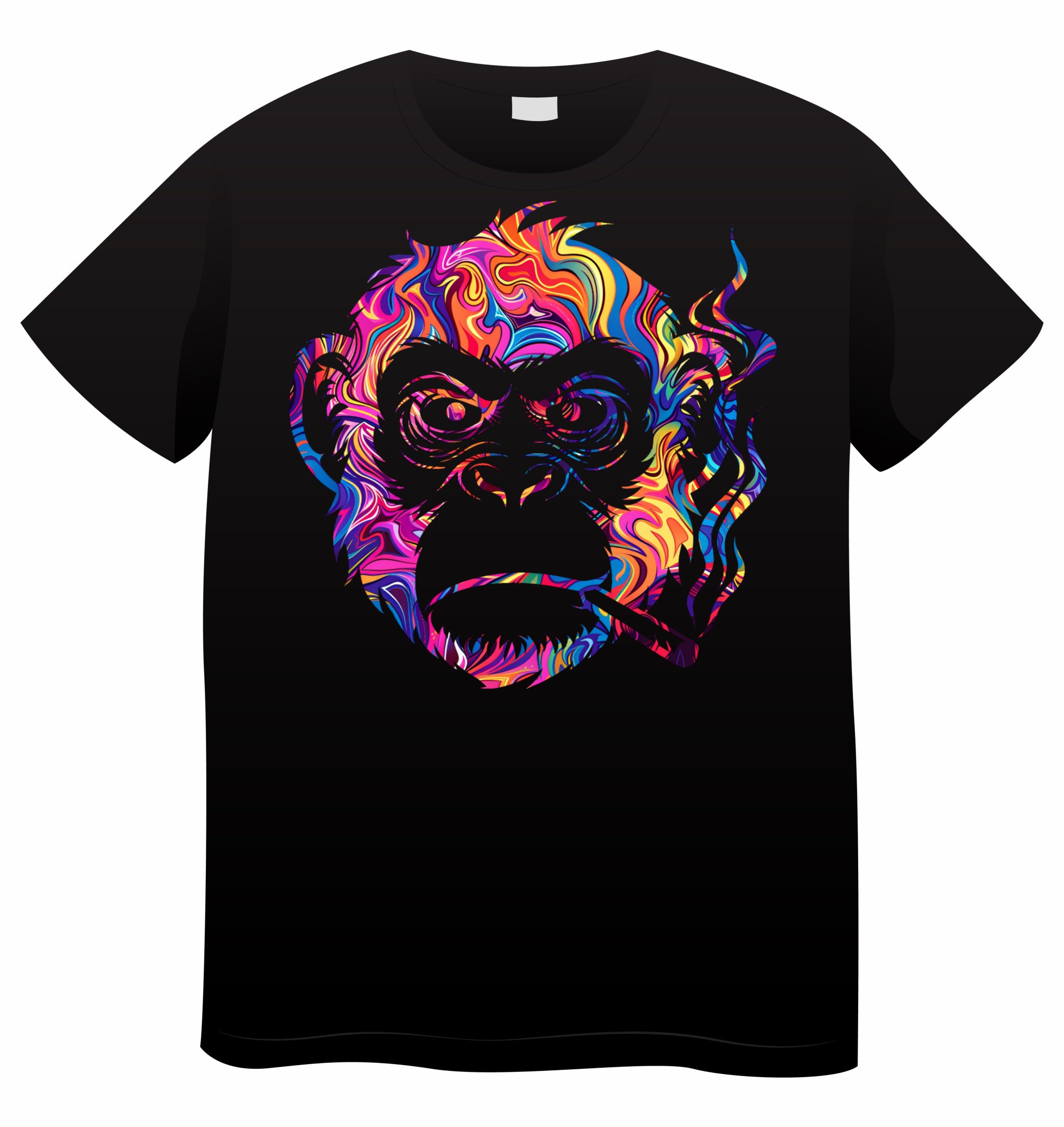 Pscyhadelic Smokin' Gorilla Adult T-Shirt