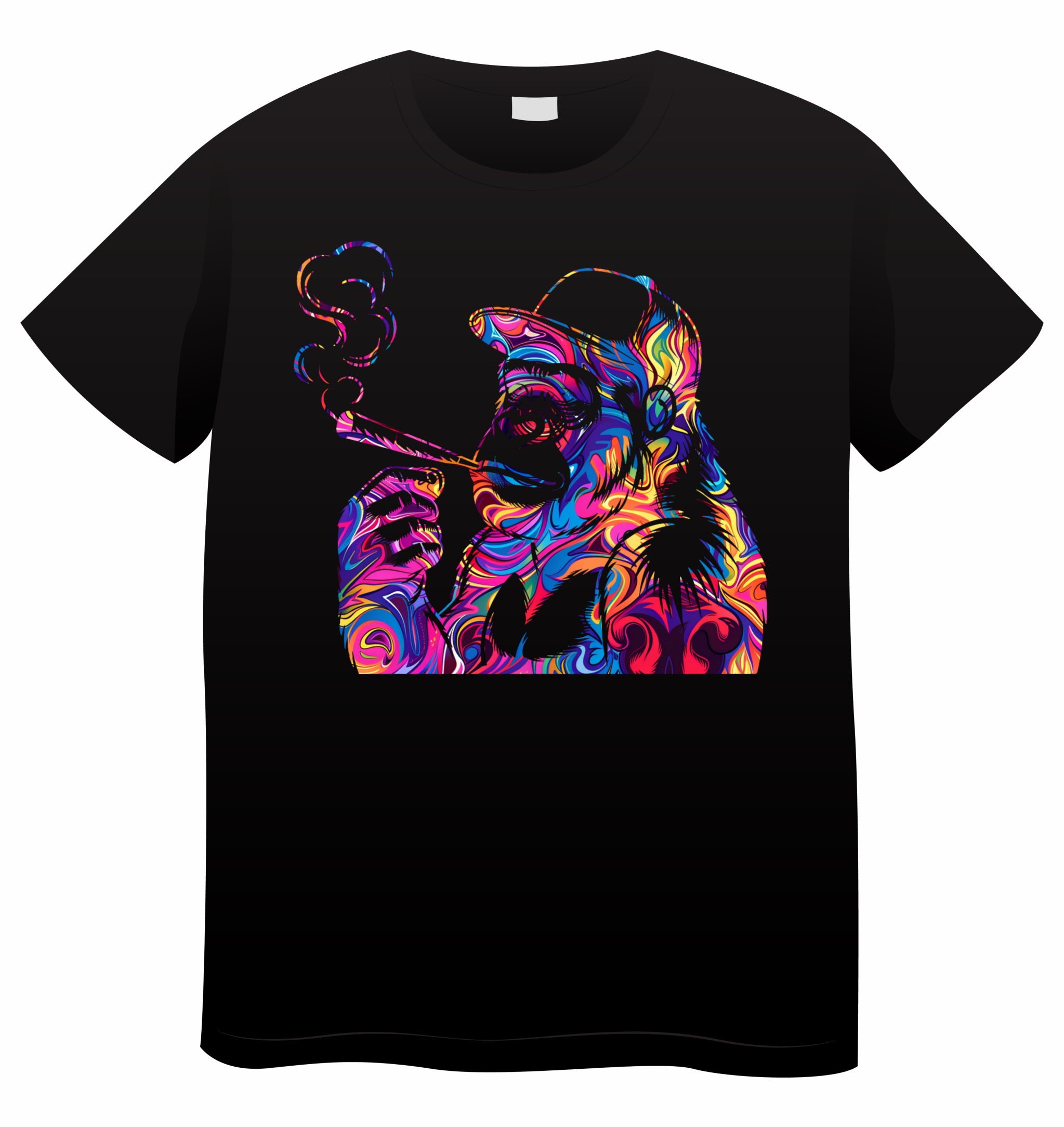 Pscyhadelic Smokin' Gorilla Adult T-Shirt