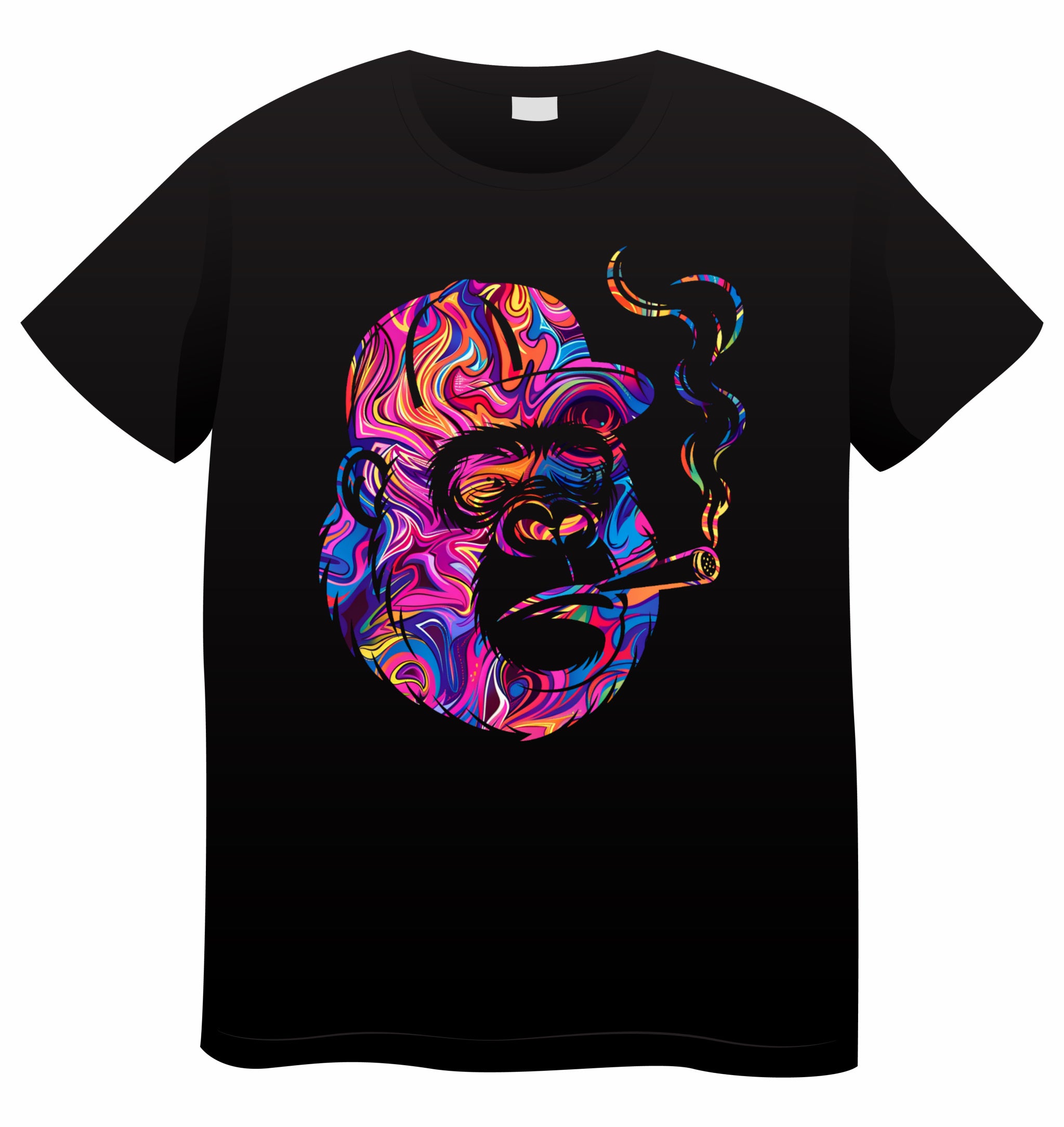 Pscyhadelic Smokin' Gorilla Adult T-Shirt