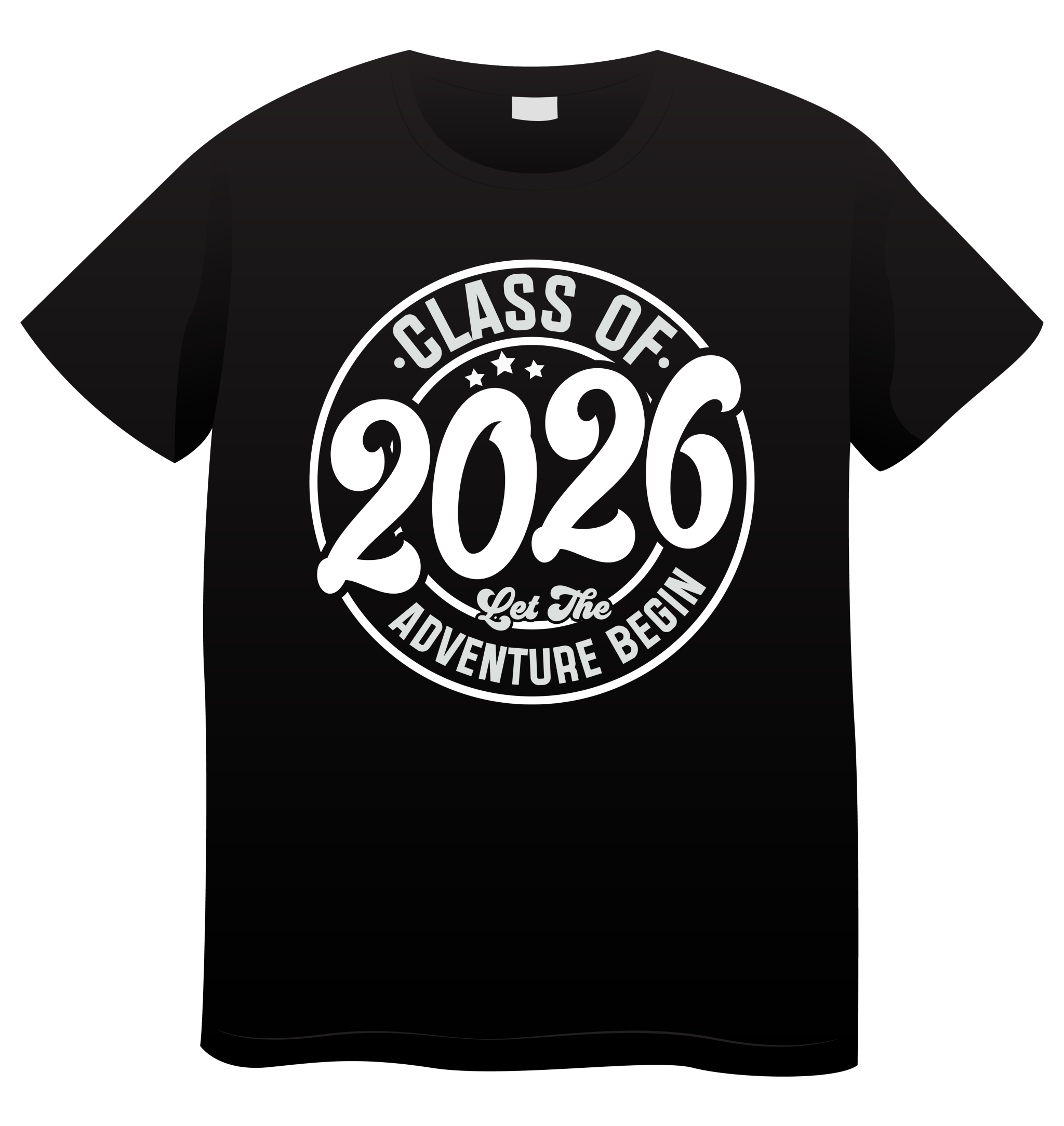 Class of 2026 Button Adult T-Shirt