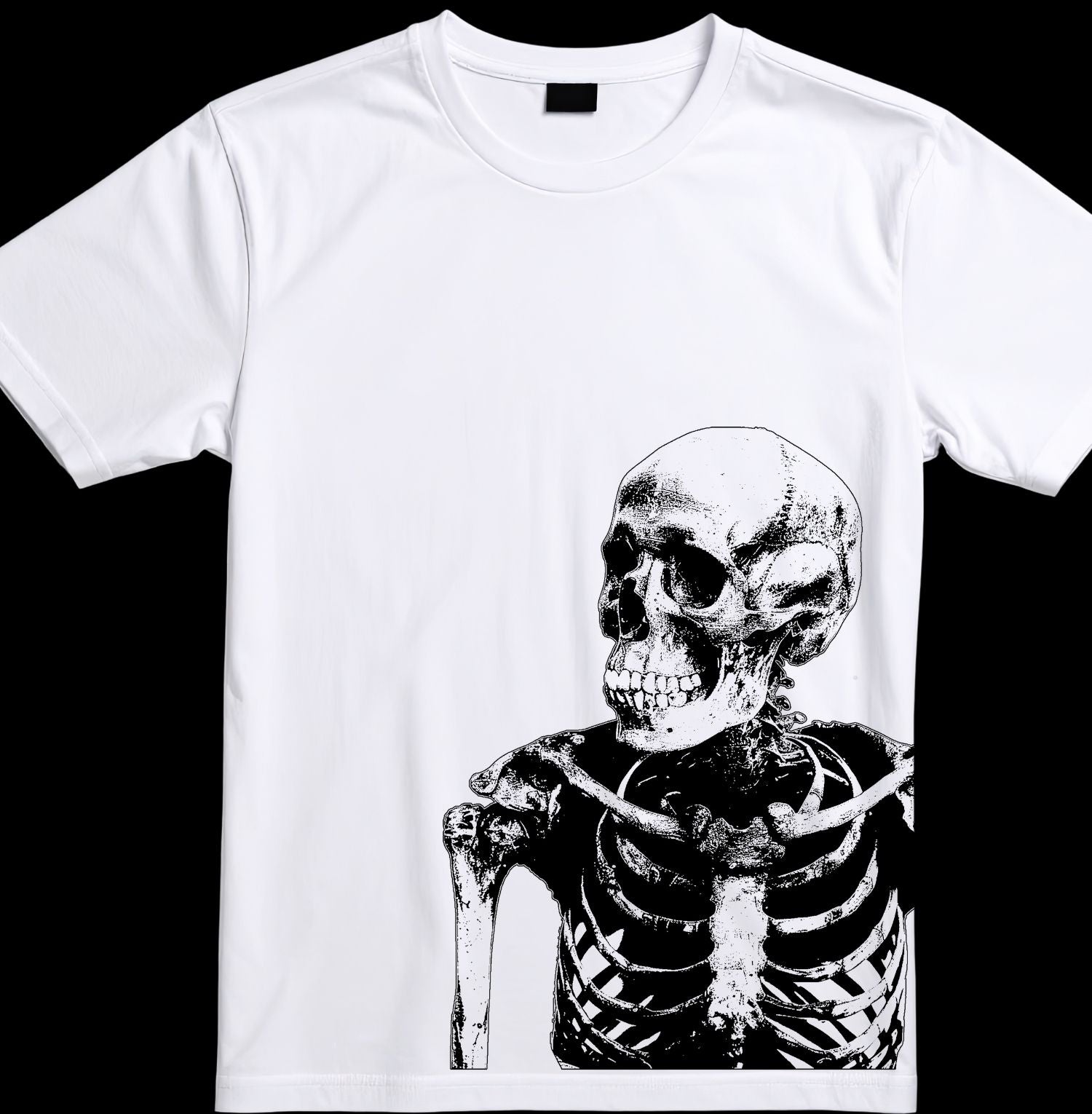 Bone Authority · Half-Skeleton Adult Tee