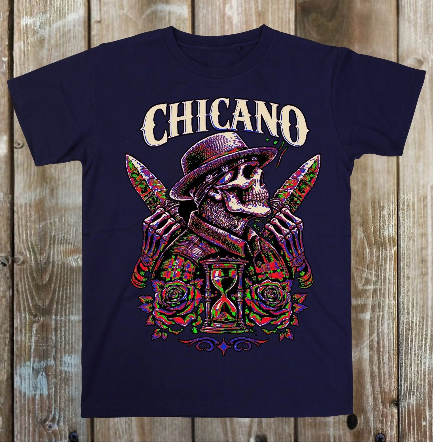 Chicano Tiempo Adult Tee