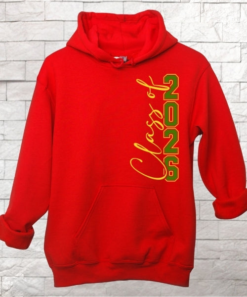 Customizable Class of 2026 Adult Hoodie