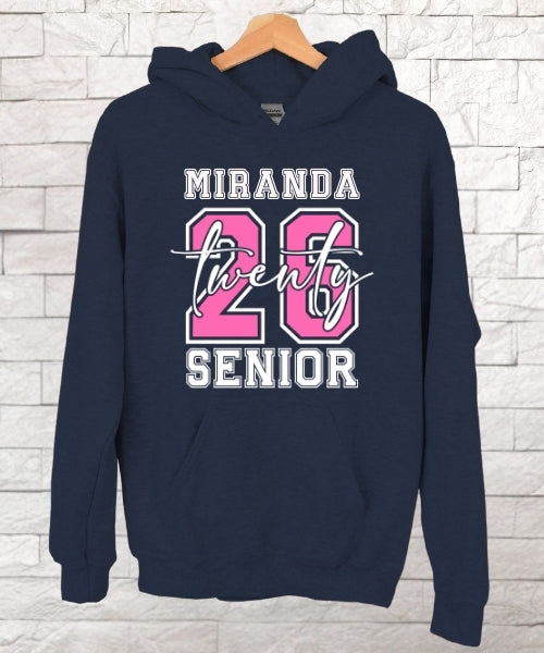 Customizable Senior '26 Adult Hoodie