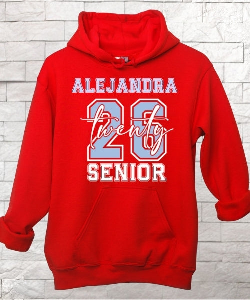 Customizable Senior '26 Adult Hoodie