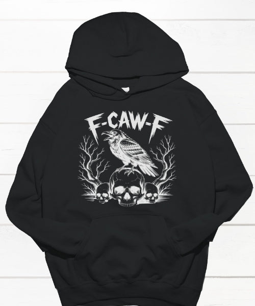 F-CAW-F Crow Adult Hoodie