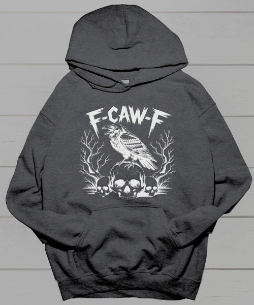 F-CAW-F Crow Adult Hoodie