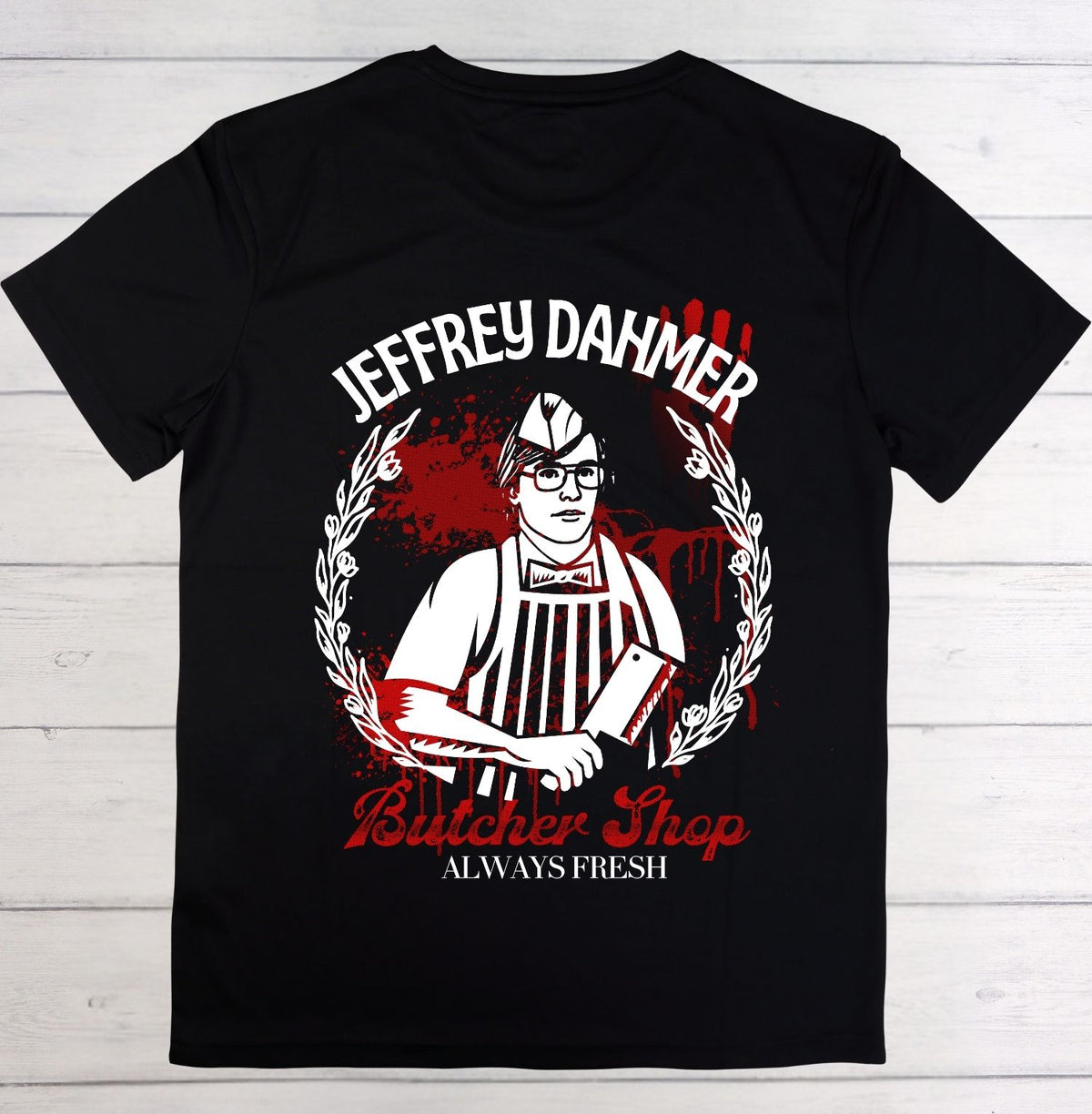Jeffrey Dahmer's Butcher Shop Adult Tee