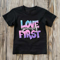 Love Yourself First Motivational Girls’ T-Shirts