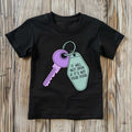 It Will Not Open If It's Not Your Door Motivational Girls’ T-Shirts