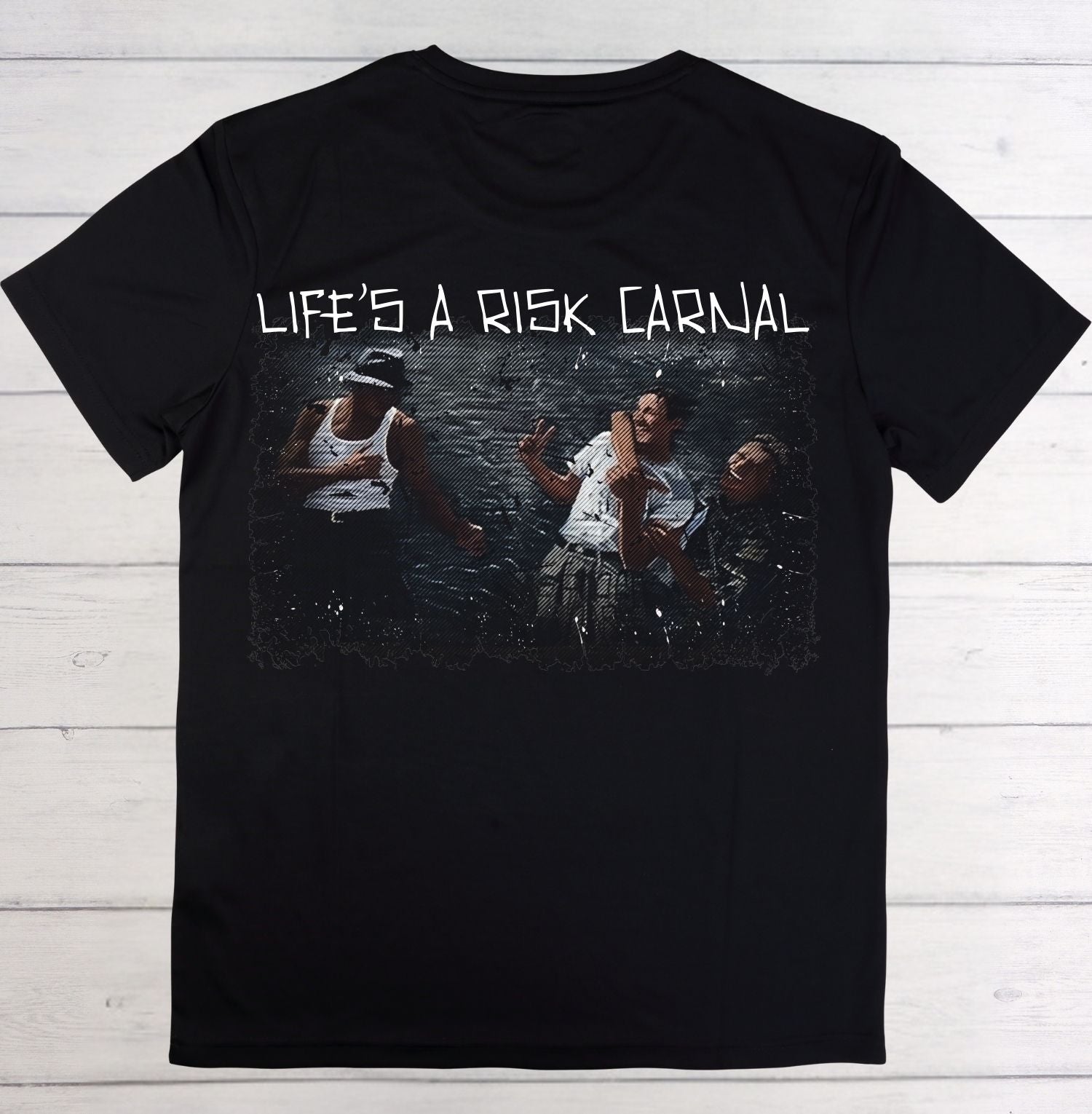 Life's a Risk Carnal Adult Tee