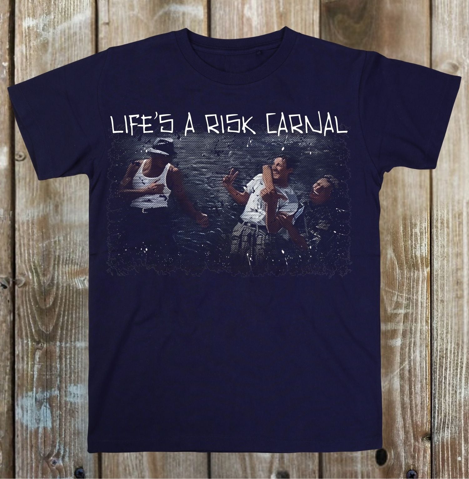 Life's a Risk Carnal Adult Tee