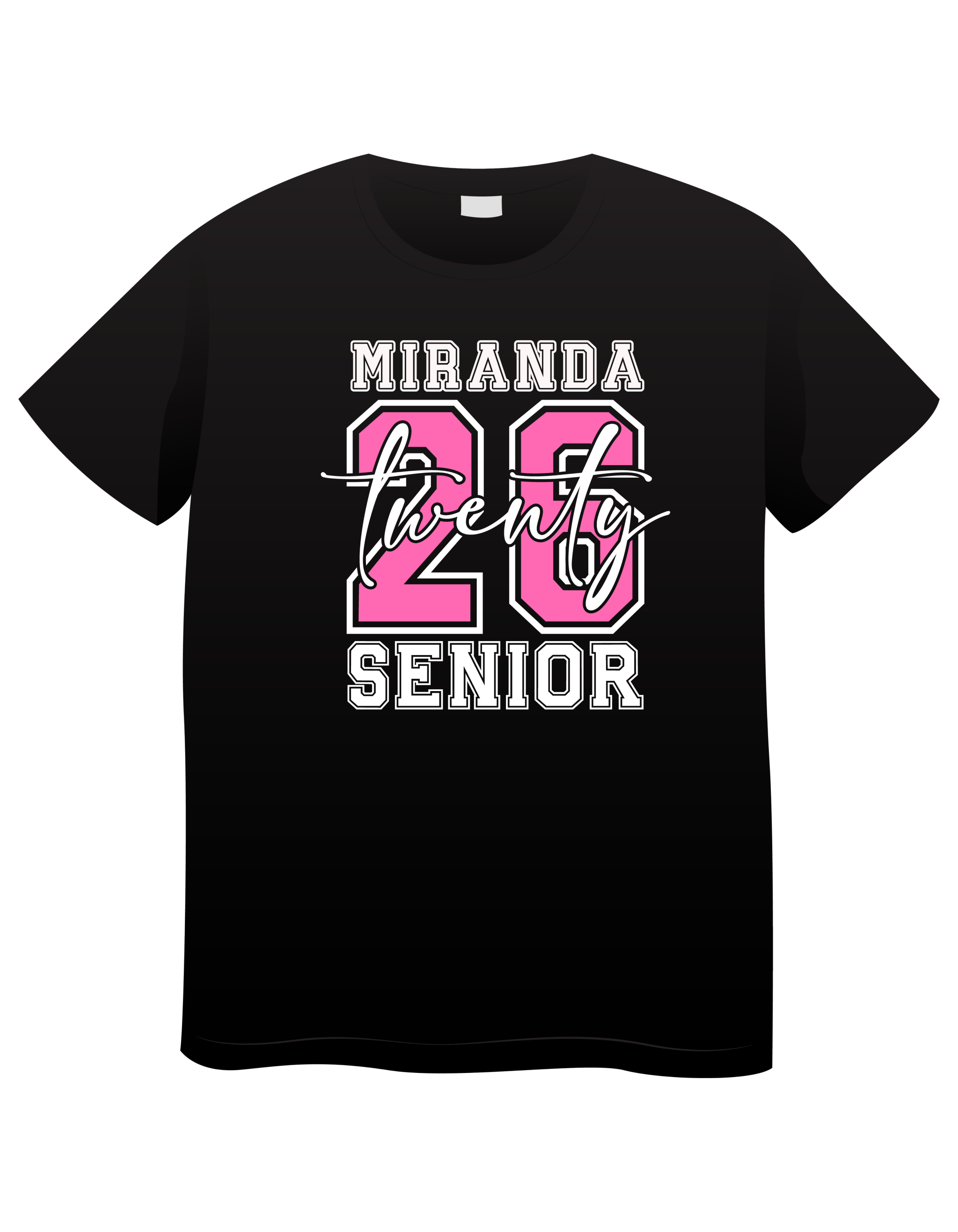 Class of 2026 Senior Signature Jersey Adult T-Shirt