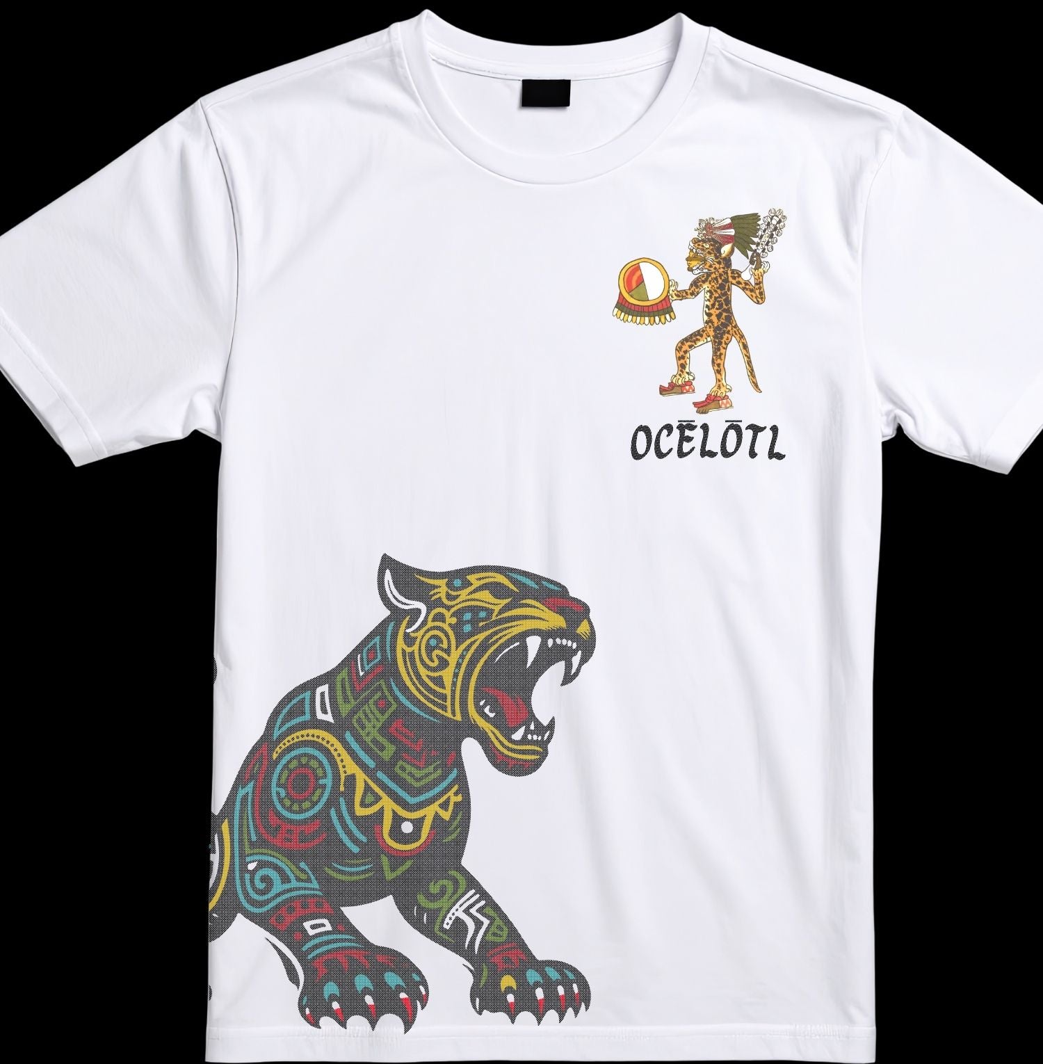 Ocelotl Warrior Adult Tee
