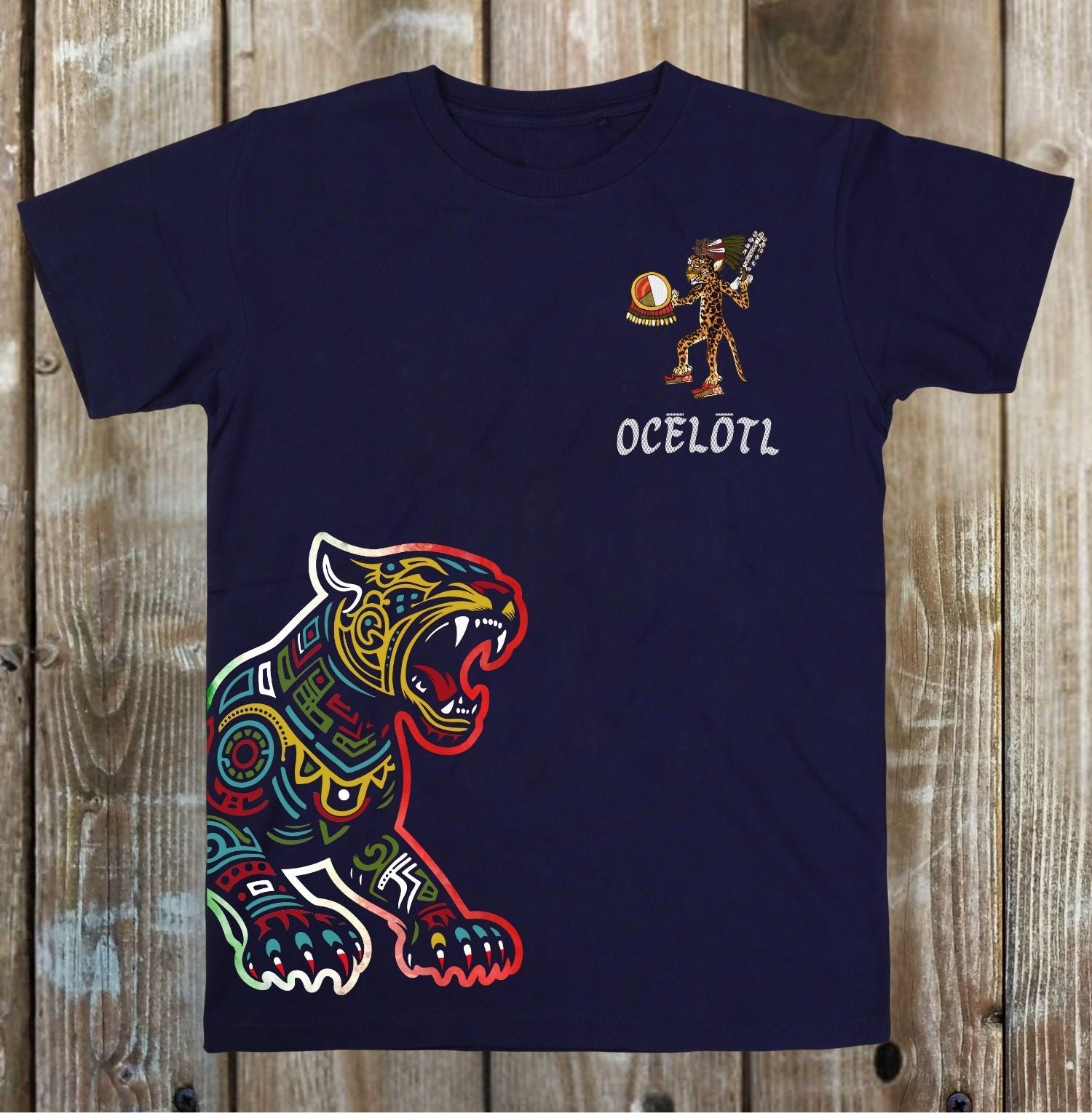 Ocelotl Warrior Adult Tee
